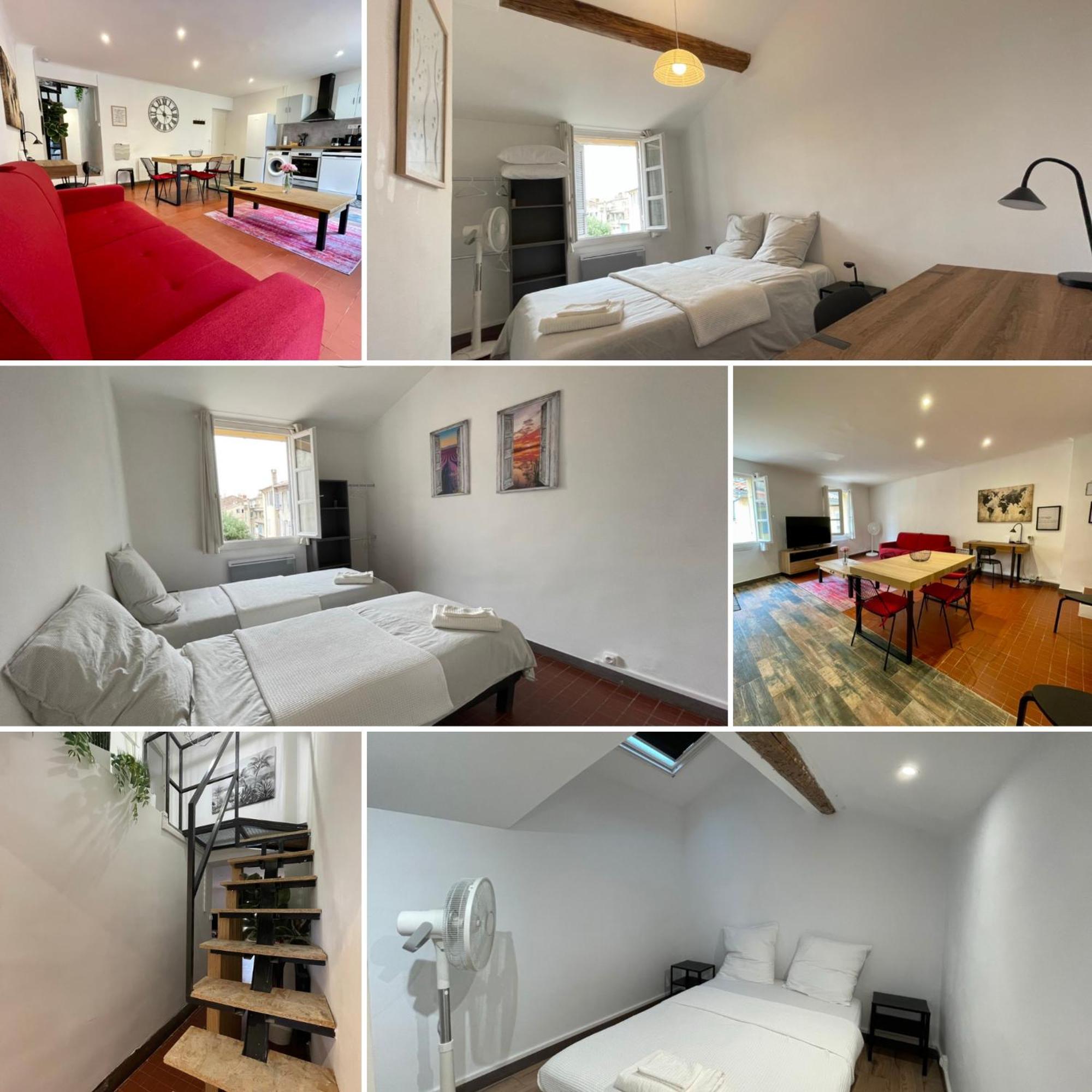 Spacieux Appartement T4 / 70 M2 8 Personnes Aix-en-Provence Buitenkant foto